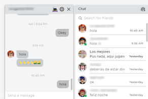 Chat del sitio web