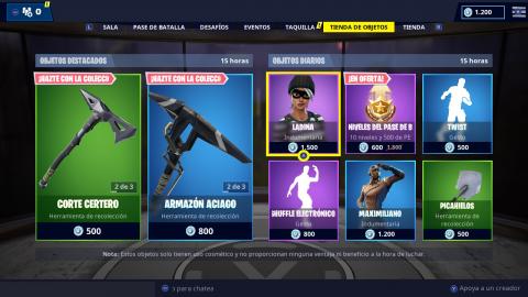 All cosmetic items in the Fortnite store: skins, pickaxes (January 17, 2019)