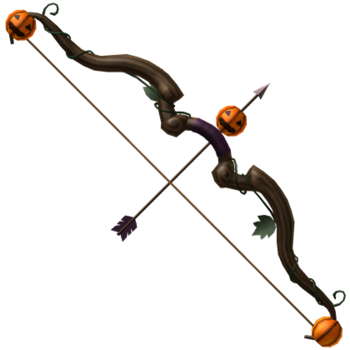 Arco y flecha de Halloween