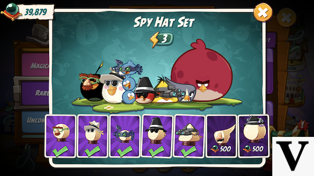 Angry Birds 2 / Tienda de sombreros