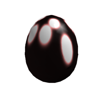 Huevo especular de rojo, sin azul