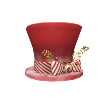 Sombrero de copa Candycane