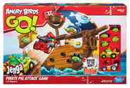 Angry Birds Go: attaque de cochon pirate Jenga