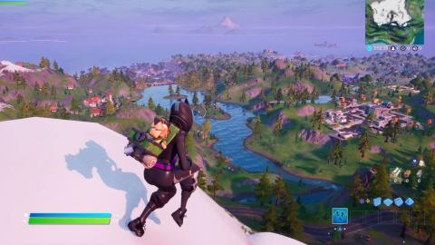 Reach the top of the highest mountain while wearing the Voyage outfit in Fortnite - Alter Ego
