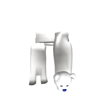 Cachecol de urso polar