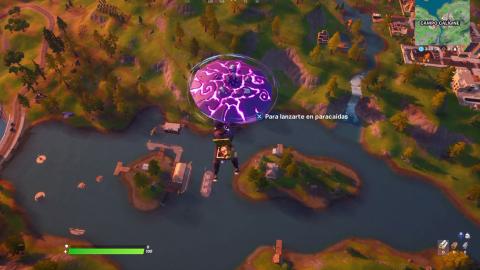 Complete the time trial by boat in Locura Lanchera in Fortnite - week 8 location