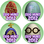 Búsqueda de huevos de Pascua de Roblox 2012