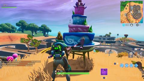 Where are the birthday cakes in Fortnite season 9?
