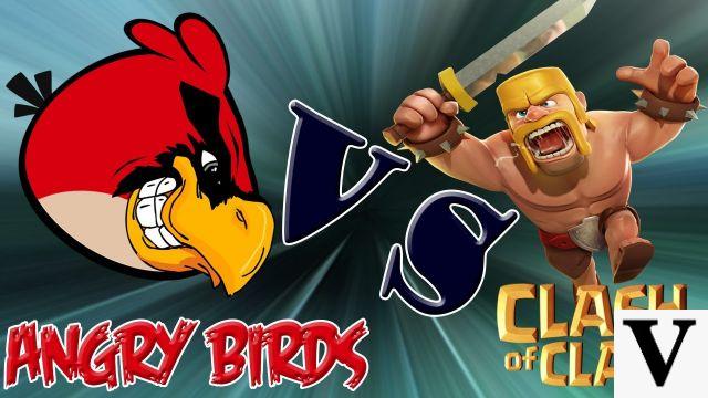 Angry Birds contra Choque de clanes