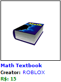 Libro de texto de matemáticas