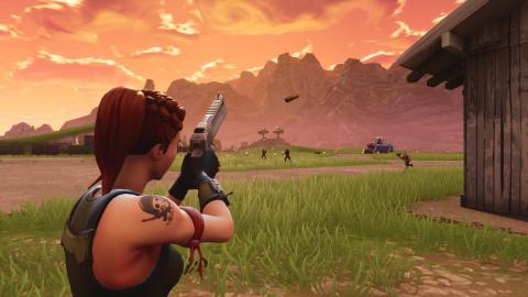 Eliminate an enemy in different locations in Fortnite BR