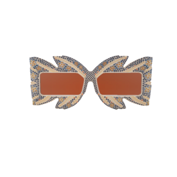 Óculos de sol Gucci com cristais