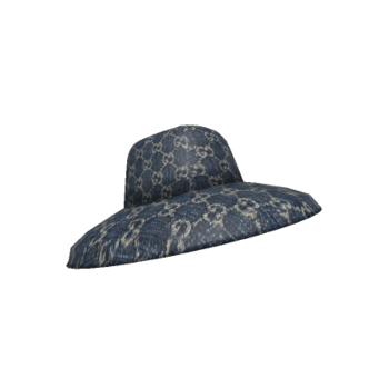 Gucci Denim Wide Brim Hat