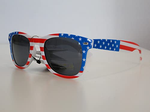 Óculos de sol da bandeira americana