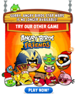 Angry Birds Star Wars no Facebook