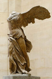Winged statue