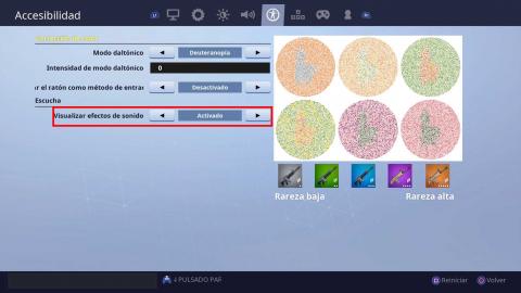 Fortnite: how to better detect enemies with the option to visualize sound effects