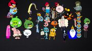 Mes nouvelles images Angry Birds, Adventure time, Regular show et Le monde incroyable de Gumball