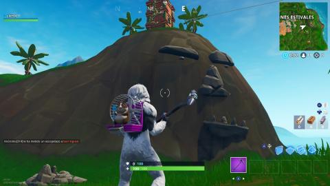 Visit a giant face in the desert, jungle and snow in Fortnite