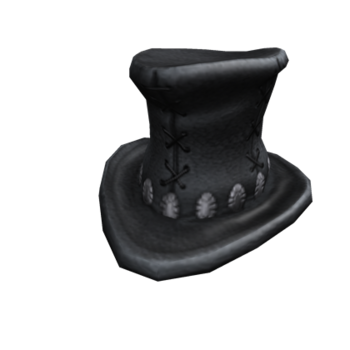 Sombrero de copa gótico