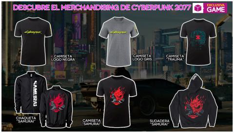 Get in GAME the exclusive merchandising of Cyberpunk 2077