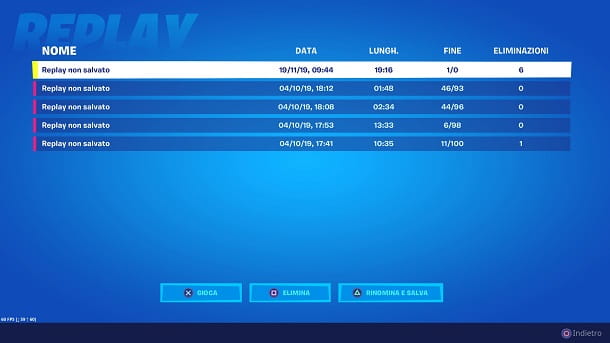 Cómo ver repeticiones en Fortnite