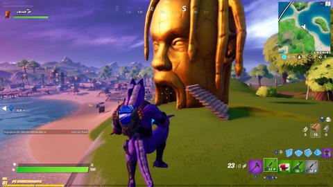 Where are the giant astroheads in Fortnite Season 2 - Astronomical locations