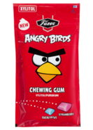 Doces e gomas de mascar do Angry Birds