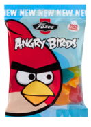Doces e gomas de mascar do Angry Birds