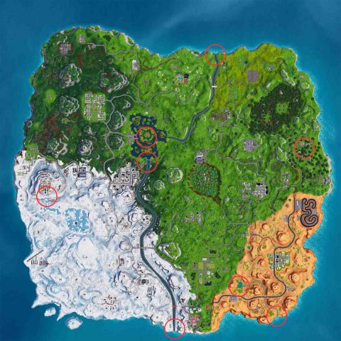 Visit different waterfalls in Fortnite: where to find all waterfalls