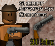 Six Shooter du shérif Steve