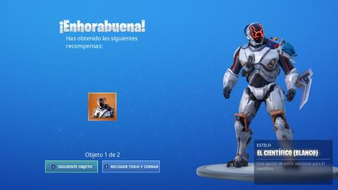 Skin The White Scientist in Fortnite: how to unlock the secret style of the skin of season 10