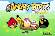 Angry Birds carregando telas