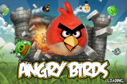 Angry Birds carregando telas