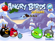 Angry Birds carregando telas