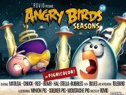 Angry Birds carregando telas