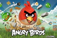 Angry Birds carregando telas