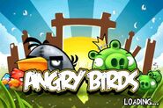 Angry Birds carregando telas