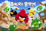 Angry Birds carregando telas