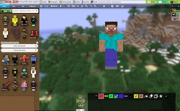 How to make Minecraft skins