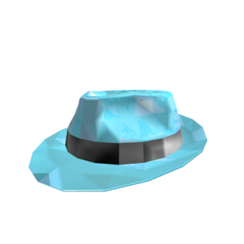 Fedora bleu ciel Sparkle Time