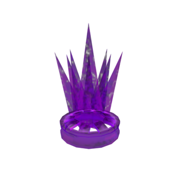 Couronne de glace violette