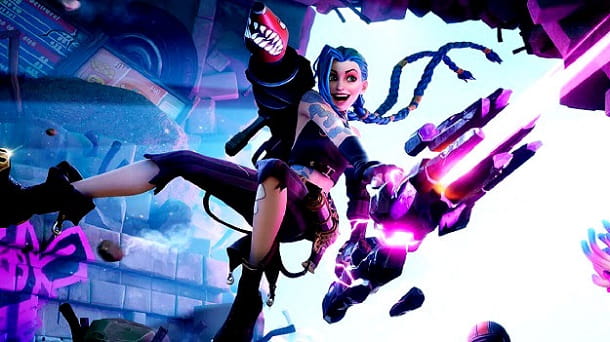 Como desbloquear League of Legends Jinx no Fortnite