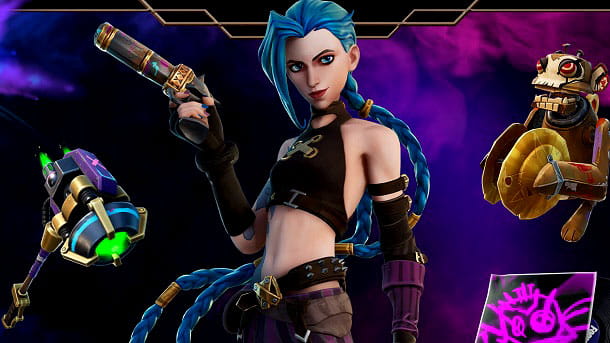 Como desbloquear League of Legends Jinx no Fortnite