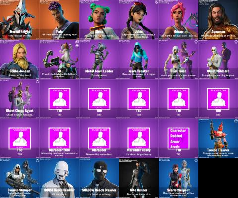 These are the skins of Fortnite Season 3: all the costumes of the battle pass and the store