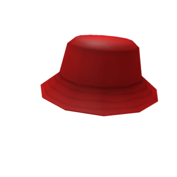 Sombrero de verano rojo