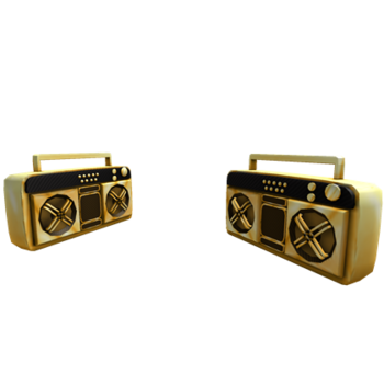 Boomboxes duplos Golden Super Fly