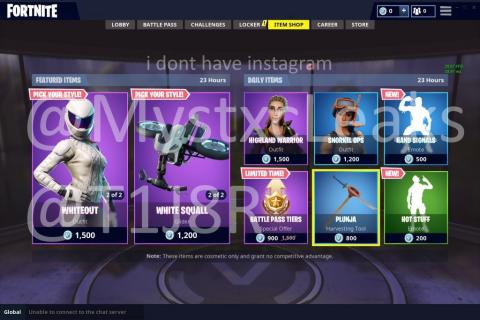 New Temporary Fortnite Store Items Leaked