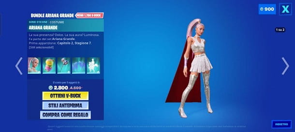 Como desbloquear Ariana Grande no Fortnite