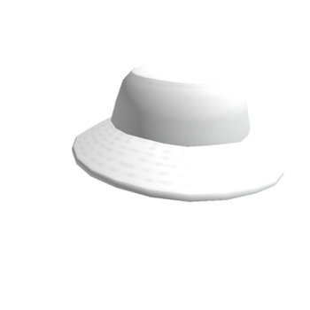 Sombrero de moda blanco